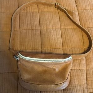 Clare V. Brown Leather Fanny pack